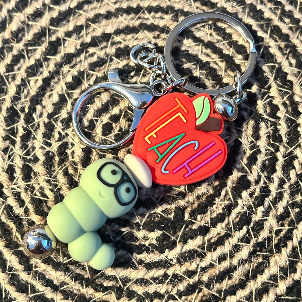 🍎👩‍🏫 Teacher Keychain